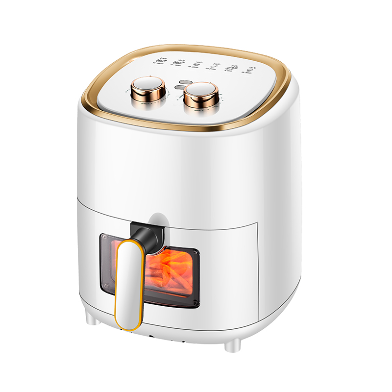 DH-628S 3.5L Mechanical Air Deep Fryer dengan melihat tingkap memasak