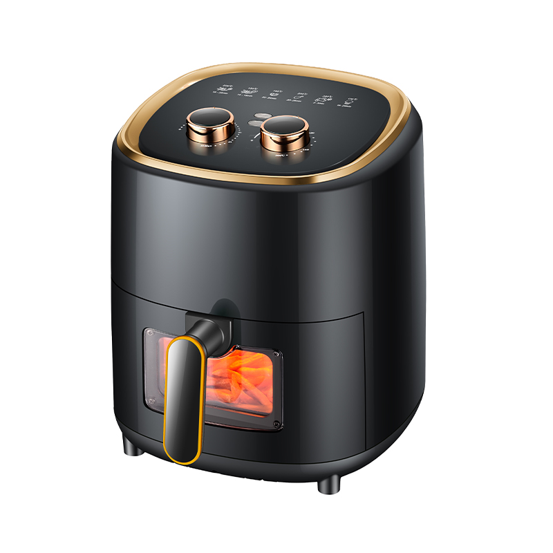 DH-628S 3.5L Mechanical Air Deep Fryer dengan melihat tingkap memasak